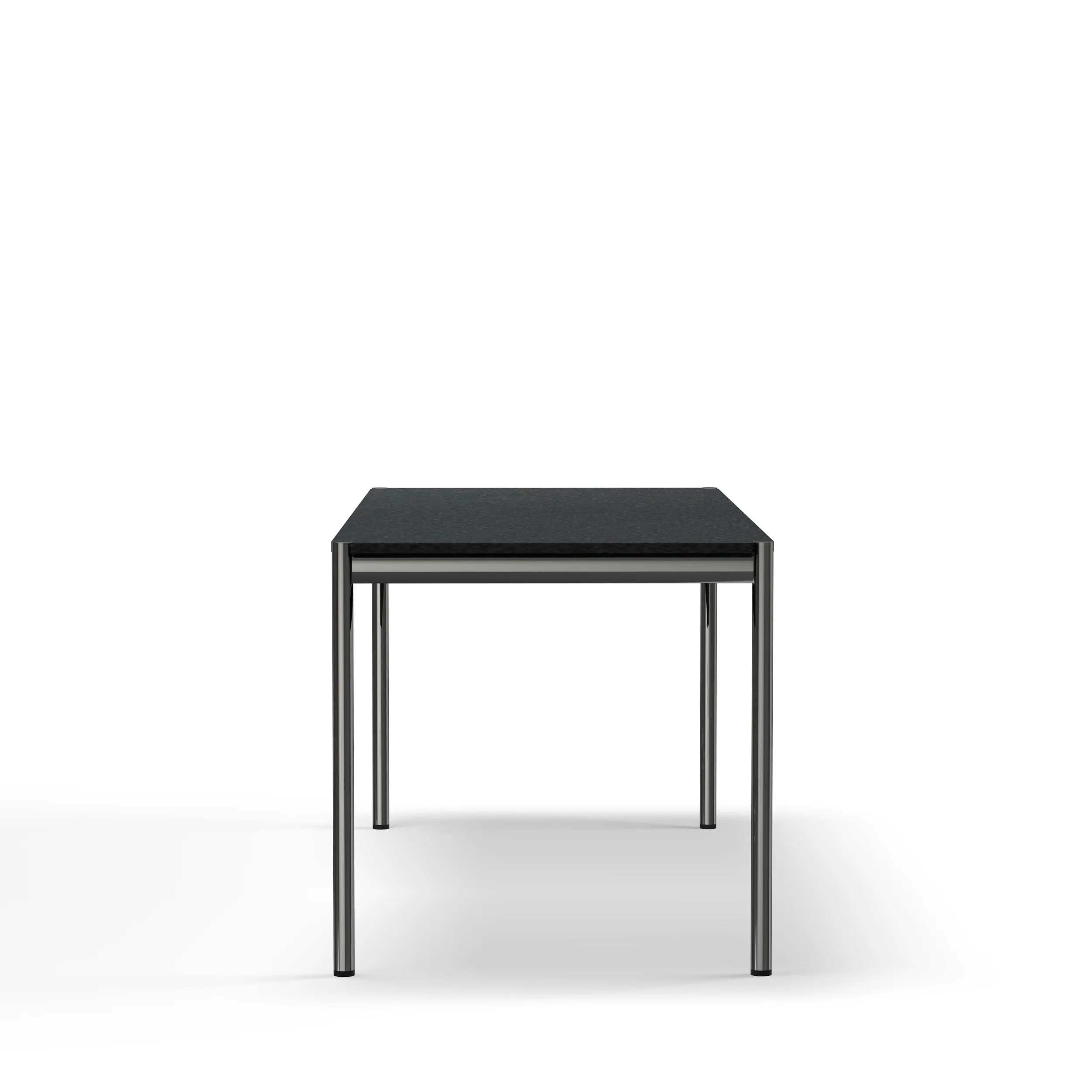 USM Haller table black linoleum (T69) - Image 4