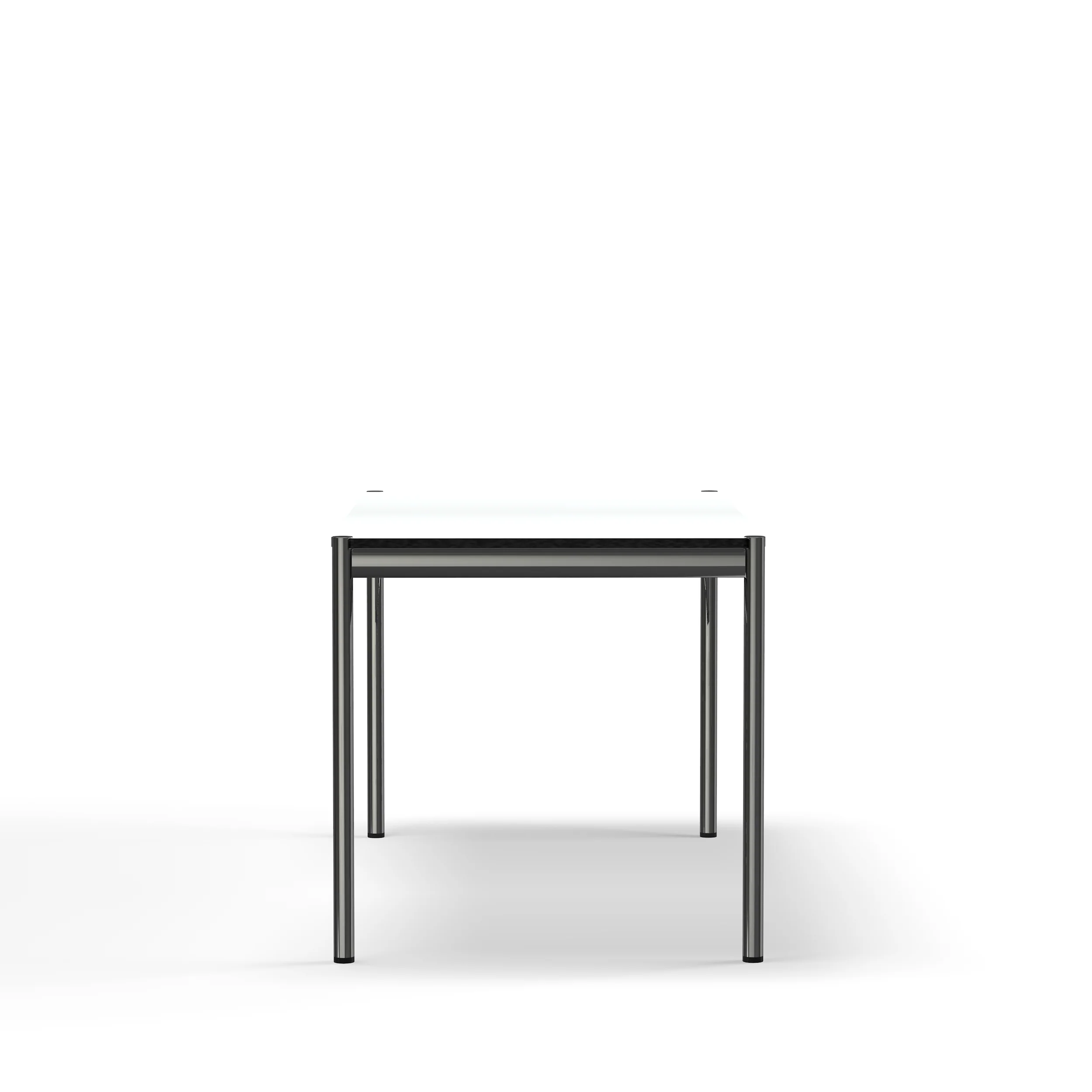 USM Haller table pearl gray white laminate (T59) - Image 4