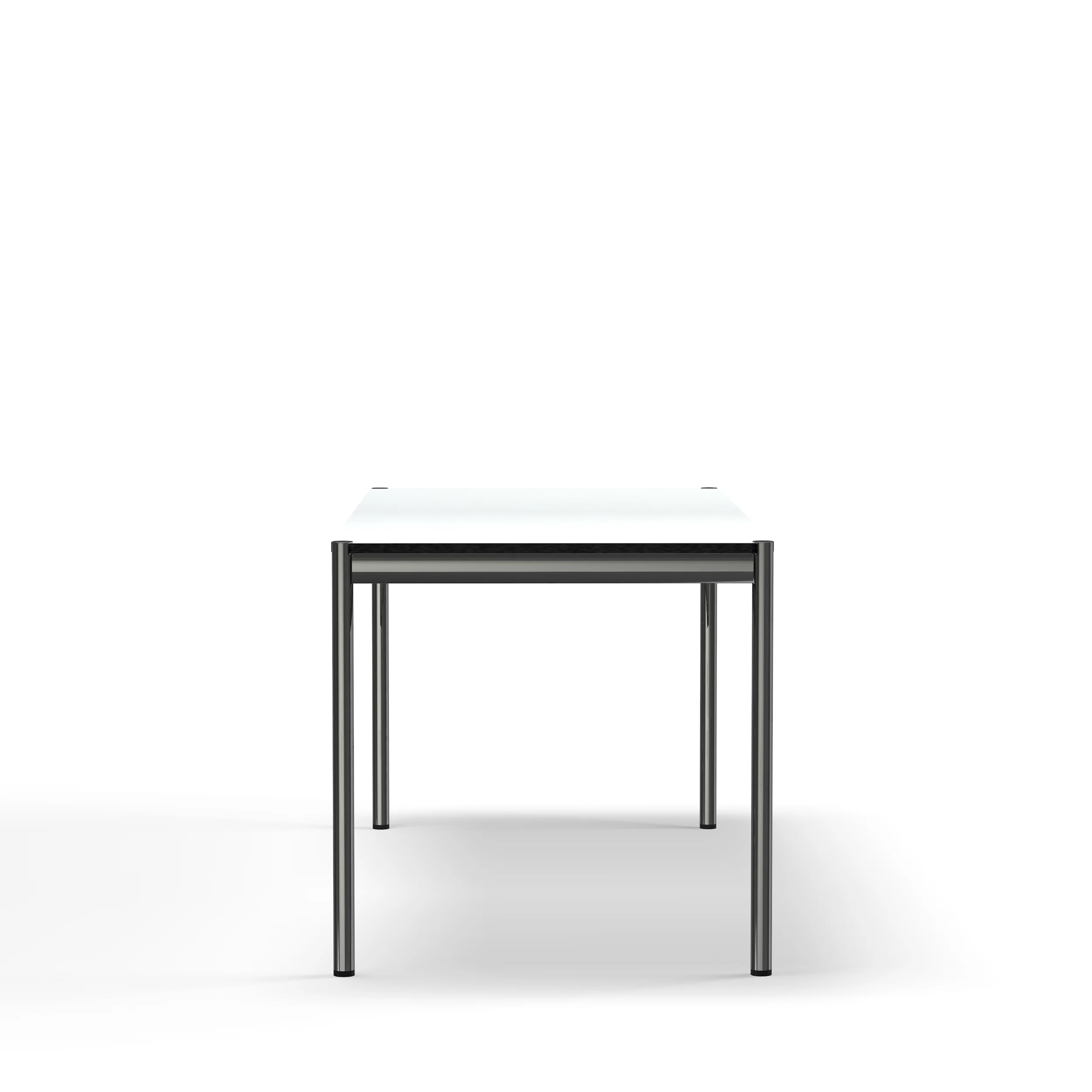 USM Haller table pearl gray white laminate (T69) - Image 4